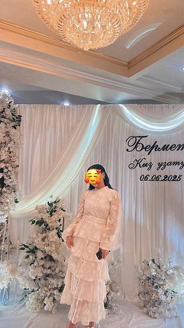 нари: Вечернее платье, Пышное, Длинная модель, M — 3
