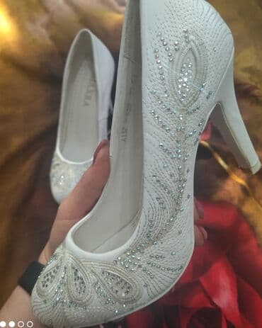 белорусская обувь для проблемных ног бишкек: Туфли, 34.5, AIMEINI, Б/у, цвет - Белый — 2
