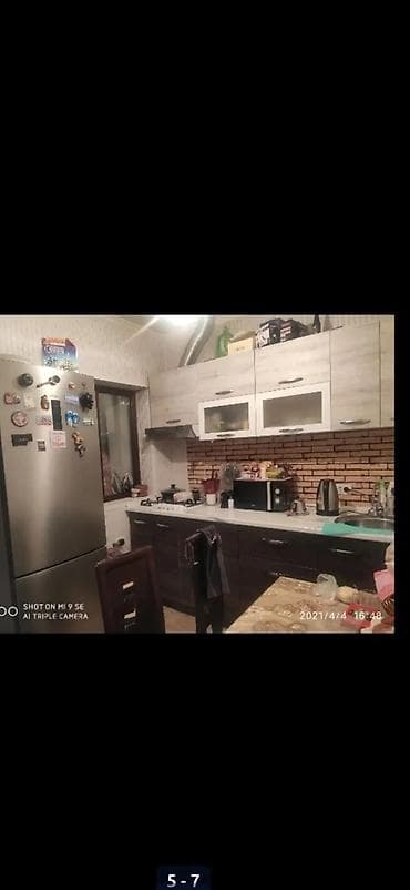 гик цены на квартиры бишкек: 55 м², 3 комнаты, Забор, огорожен — 4
