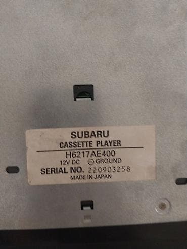 Автоэлектроника: Автомобильная магнитола Subaru (штатная) - Модель кассетной деки — 1