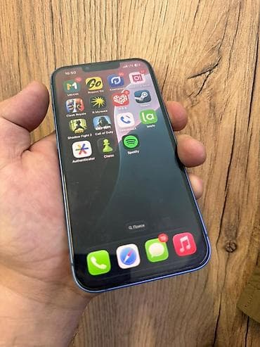 IPhone 13, 256 ГБ, Синий, Защитное стекло, Чехол, Кабель, 88 %