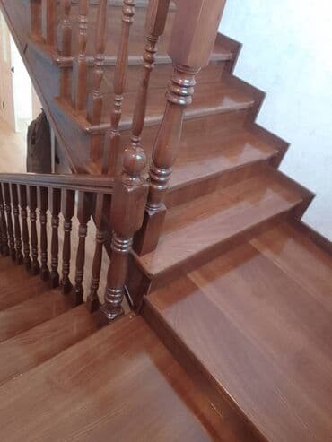 мебель дерево: Лестницы шпон. лестницы из карагача.Лестницы из сосна.Установка — 18