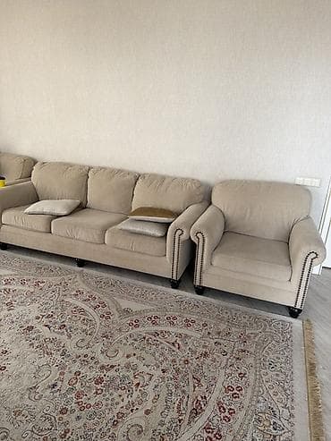 мебельный паралон: Комплект мягкой мебели, цвет - Бежевый — 1