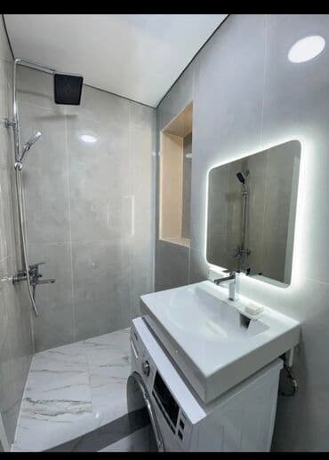 готовые квартиры в рассрочку в бишкеке 2023 год: 2 комнаты, 57 м², Элитка, 6 этаж, Евроремонт — 5