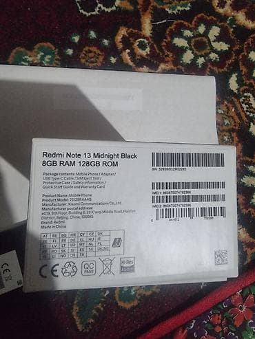 меняю редми: Redmi, Redmi Note 13, Б/у, 128 ГБ, цвет - Черный, 2 SIM — 2