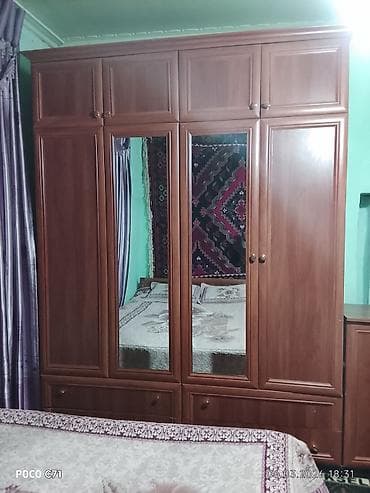 пластик эшик б у: Комплек спальный гарнитур в классическом стиле, цвет тёплый орех — 3