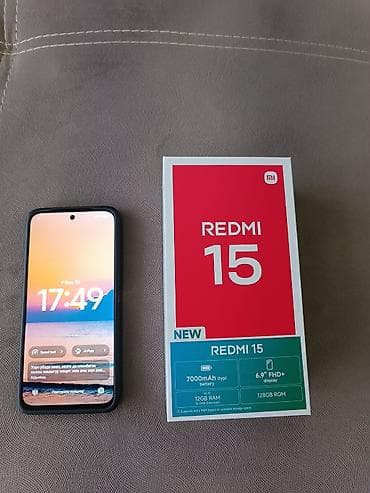 fold 4: Redmi, Redmi 15, Новый, 128 ГБ, цвет - Серый — 1