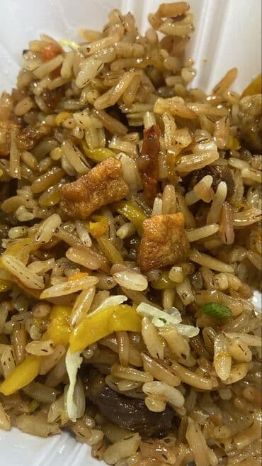 Плов с мясом - Ароматный рассыпчатый рис, прожаренный до