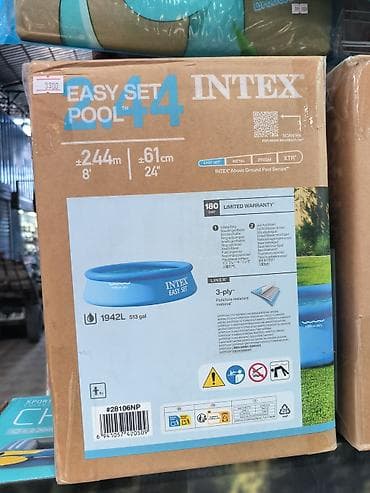 интер: Надувной каркасный бассейн Intex Easy Set - Серия: Easy Set - — 2