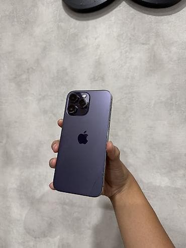 IPhone 14 Pro Max, Колдонулган, 256 ГБ, Deep Purple, Каптама, 84 % — 1