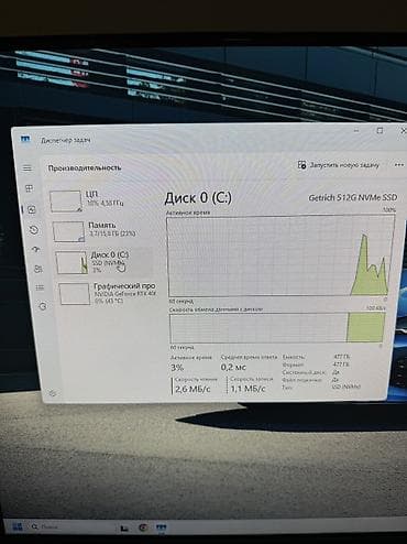 small rig: Компьютер, ядер - 6, ОЗУ 16 ГБ, Для работы, учебы, Б/у, Intel Core i5, NVIDIA GeForce RTX 4060, NVMe — 8