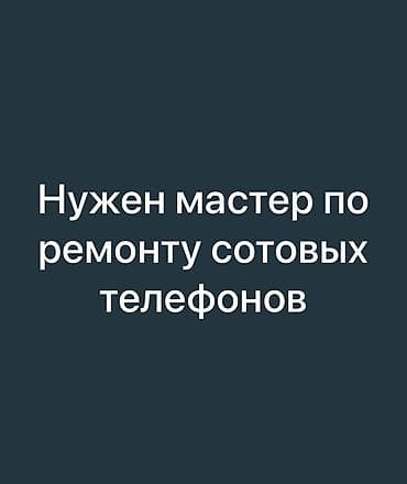 экран комп: Требуется мастер по ремонту сотовых телефонов. Задачи: - Диагностика — 1