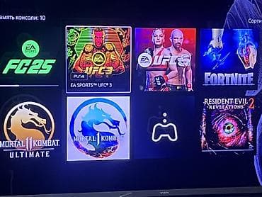nintendo gamecube: PS5+2джойстика игры: FIFA25 UFC 3 UFC 5 Mortal Kombat ONE-11 мортал — 2