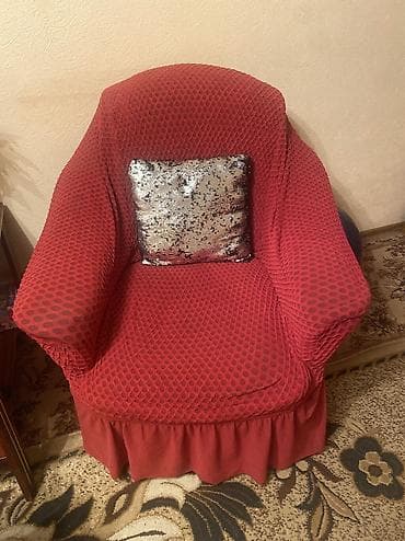 походное кресло: Кресло-кровать, Б/у, Односпальный, Самовывоз, цвет - Бежевый — 6