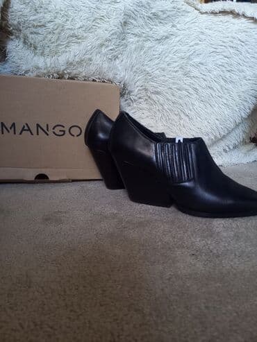 туфли mango: Туфли, 38, Mango, Новый, цвет - Черный, Самовывоз — 3