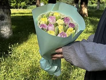подушки для сна: Зефирный букет S - Композиция из зефира в форме бутонов: нежные — 2
