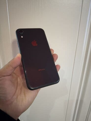 IPhone Xr, Б/у, 128 ГБ, Черный, Защитное стекло, Чехол, 76 %