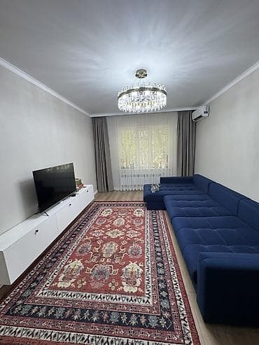 2 к кв: 2 комнаты, 49 м², Аламедин-1 мкр 105 серия, 1 этаж, Свежий ремонт — 2