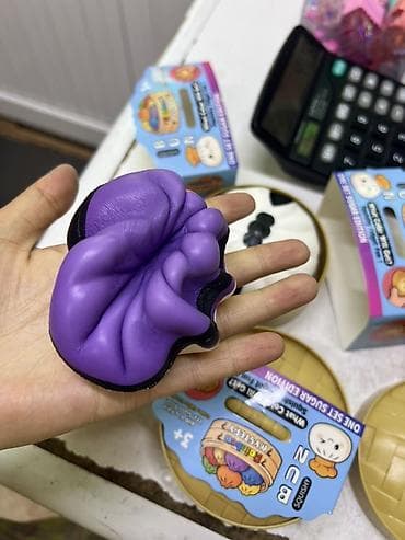 Игрушки: Сквиши-игрушка BUN (серия Sugar Edition) в форме азиатской — 3