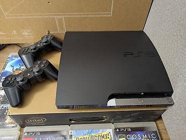 прошивка ps3: Продаю PS3 Slim в отличном состоянии. Приставка прошита (HEN), всё — 3