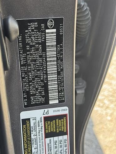 тае: Toyota Camry: 2015 г., 2.5 л, Автомат, Бензин, Седан — 10
