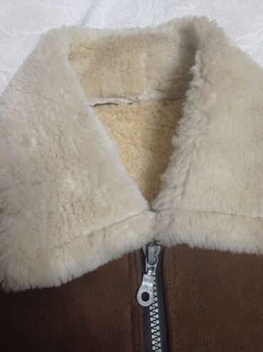 Куртки: Продаю дубленку,овчина, очень теплая,52 размер,мужская — 3