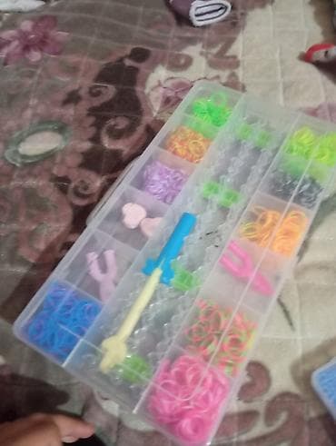 бисеры для плетения: Набор для творчества: бисер, бусины и резиночки для плетения - Три — 3