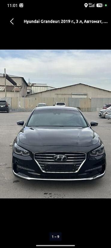 k5 2016: Hyundai Grandeur: 2019 г., 3 л, Автомат, Бензин, Седан — 1