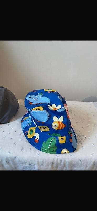 шляпа детский: Комплект, цвет - Голубой — 4