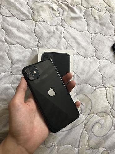 iphone pro: IPhone 11, Б/у, 128 ГБ, Черный, Зарядное устройство, Чехол, Коробка, 100 % — 3