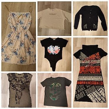 дешева дубленку: Женский комплект одежды, 7 предметов. За всё 500 сом. Размер 42-44. - — 1