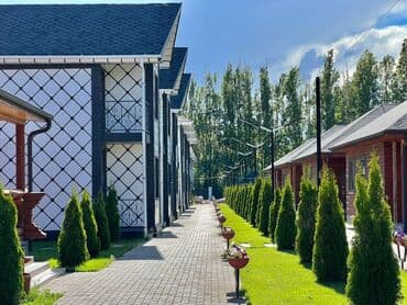 бишкек квартира на месяц: Таунхаус, КАУСАР Кара-Ой (Долинка), Детская площадка, Парковка, стоянка, Охраняемая территория — 9