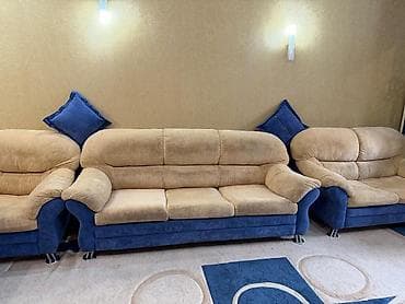 Строительные растворы и добавки: Комплект мягкой мебели, цвет - Бежевый — 6