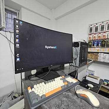 игровой компютер: Компьютер, ядер - 16, ОЗУ 16 ГБ, Игровой, Б/у, Intel Xeon, AMD Radeon RX 580, SSD — 1
