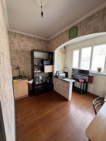 квартира кок джар: 1 комната, 45 м², 105 серия, 9 этаж, Косметический ремонт — 4