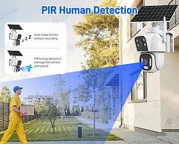 Фото и видеокамеры: Солнечная поворотная IP‑камера HiEasy с двумя объективами (Dual Lens) — 5