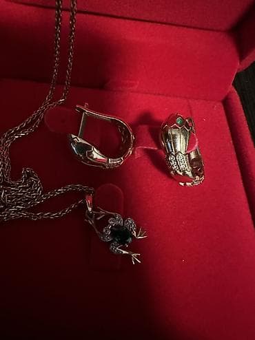 рубашка под запонки: Набор украшений, Унисекс, Б/у — 2