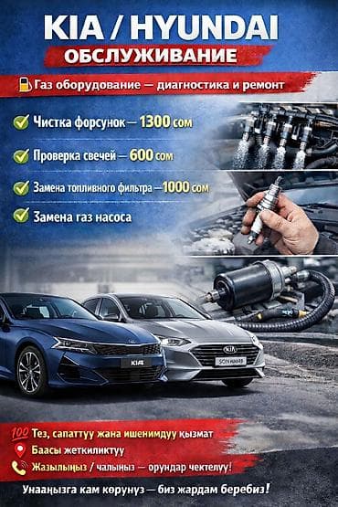 Обслуживание KIA / HYUNDAI — газовое оборудование Диагностика и