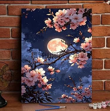 4 pot: Набор для рисования по номерам на холсте Что это: - Картина по — 5