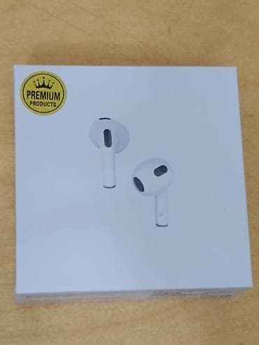 ipod touch 7: Беспроводные вкладыши наушники, Apple, Airpods 3, Б/у — 1