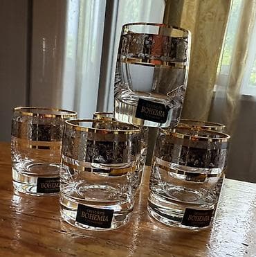 чешский: Набор бокалов и стаканов CRYSTALITE BOHEMIA (Czech Republic) - — 4