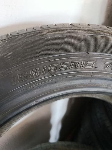 Шиналар жана дисктер: Шиналар 155 / 65 / R 13, Жай, Колдонулган, Комплект, Жеңил унаалар, Жапония, Dunlop — 2