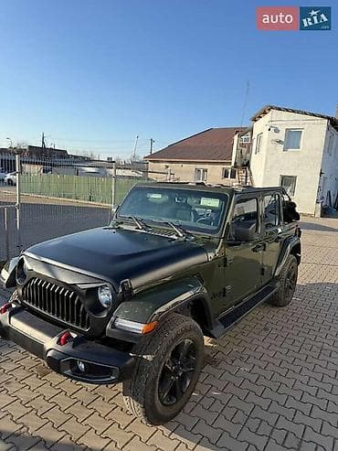 maxima j30: Jeep Wrangler JL 4-дверный, тёмно‑зелёный. Полностью разборный кузов — 3