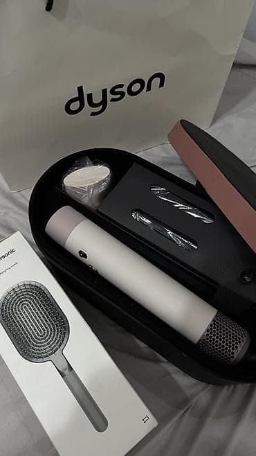 Техника жана электроника: Мультистайлер Dyson, 180 °С чейин, Түздөө үчүн, Тегерек щетка, Насадка-спираль — 6