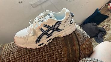 Кроссовки и спортивная обувь: Мужские кроссовки, 41, Asics, Новый, цвет - Белый, Платная доставка, Самовывоз — 4