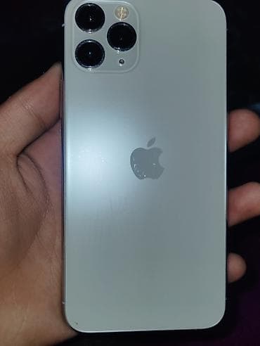 Уюлдук телефондор жана аксессуарлар: IPhone 11 Pro, Колдонулган, 512 ГБ, Күмүш, Каптама, 78 % — 1