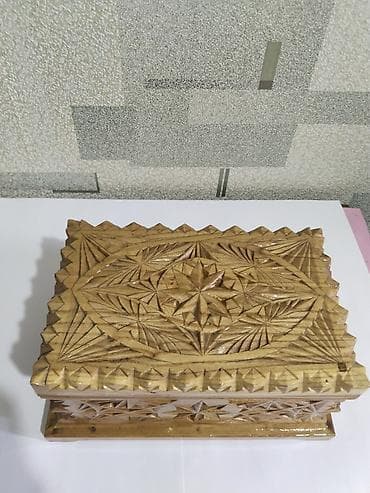 Зер буюмдар сакталуучу кутучалар: Ручное изделие шкатулка город Бишкек - Материал: натуральное дерево — 2