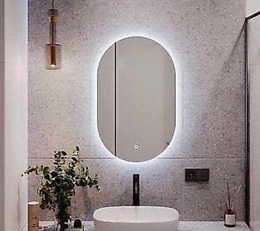 Зеркала с подсветкой для ванной комнаты - Формы: круглое и овальное