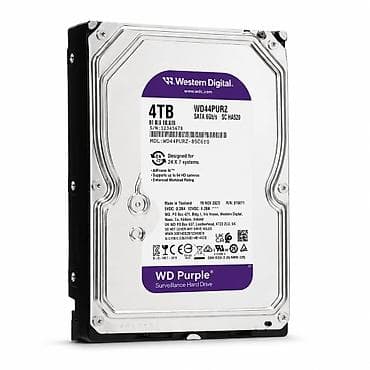 Настольные ПК и комплектующие: Накопитель для ПК, Б/у, Western Digital (WD), HDD, 4 ТБ — 1