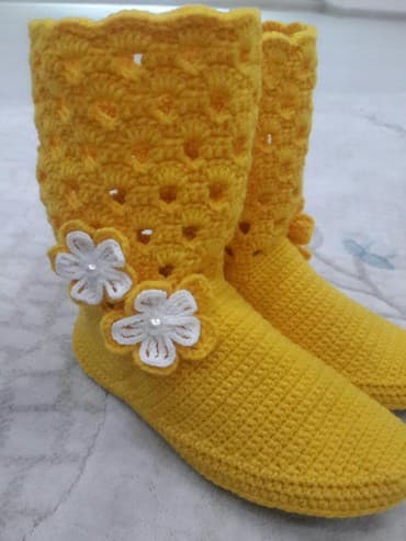 обувь кеды: Домашные сапоги 36 размер — 4